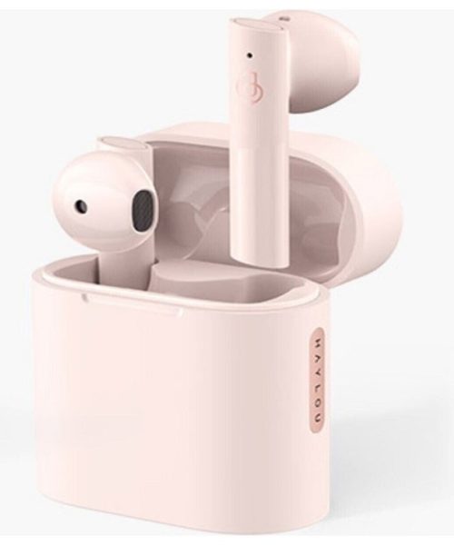 Haylou Moripods TWS Bluetooth 5.2 Kablosuz Kulaklık IPX5 Pembe T33